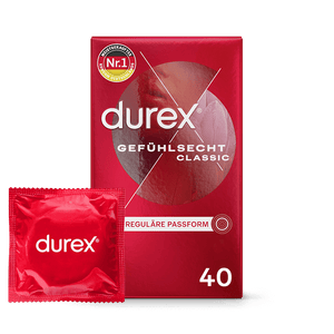 Durex Gefühlsecht Classic, 40 Kondome
