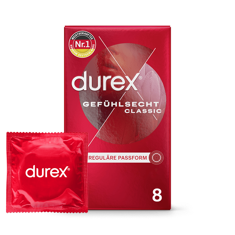 Durex Gefühlsecht Classic, 8 Kondome