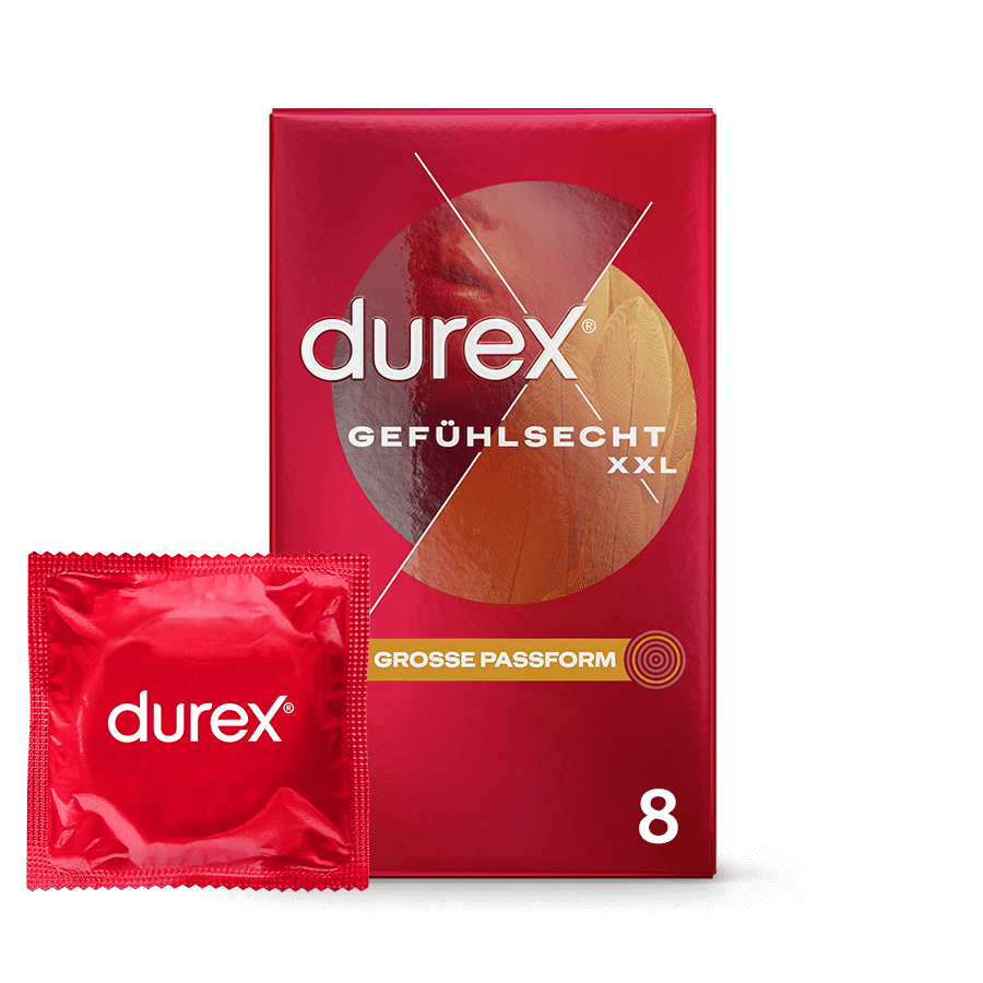 Durex Gefühlsecht XXL, 8 Kondome