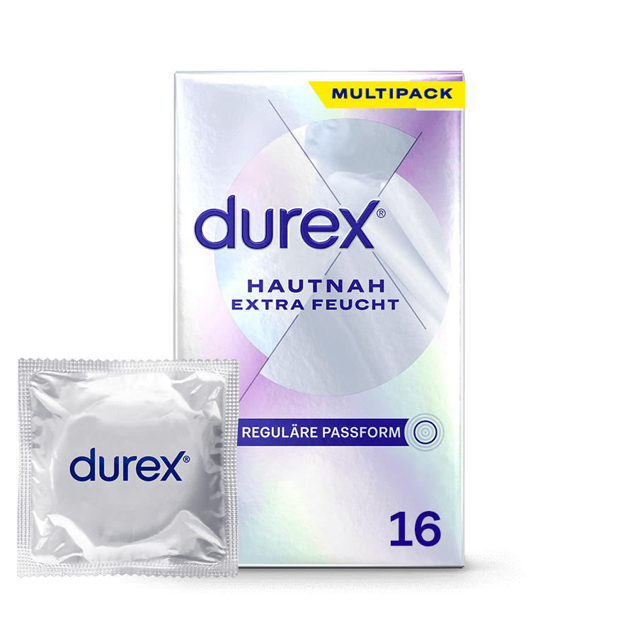 Durex Hautnah Extra Feucht, 16 Kondome