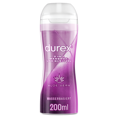 Durex 2in1 Massage und Gleitgel Aloe Vera, 200ml | DUREX DE