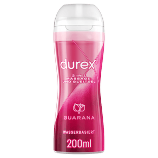 Durex 2 in 1 Massage - und Gleitgel Guarana