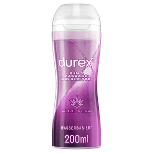 Durex 2 in 1 Massage- und Gleitgel Aloe Vera