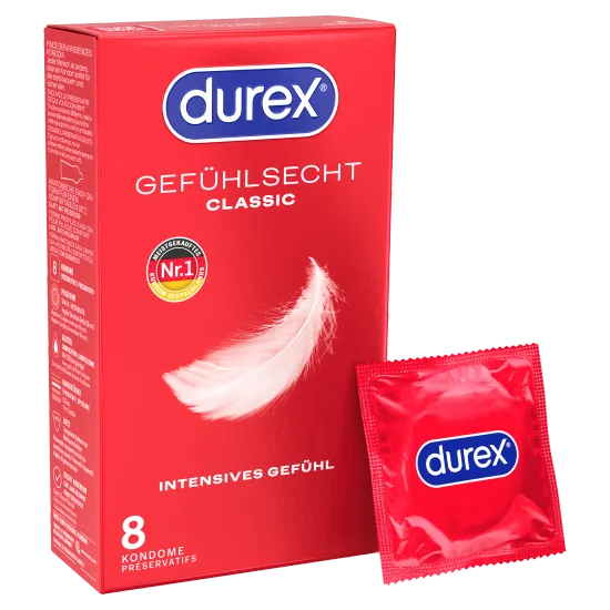 Durex Gefuehlsecht Classic 8 Stuck