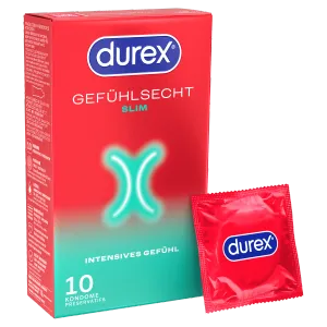Durex Gefuehlsecht Slim 10 Stuck